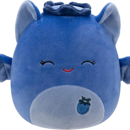 Squishmallows Original 5-Inch Bessie Blueberry Bat - Official Jazwares Plush