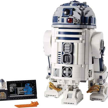 LEGO Star Wars R2-D2 Building Set - Collectible Toy for Adults, Ages 18+ - Display for Room or Office Desk - Info Plaque Included - Gift Idea for Fans - 75308