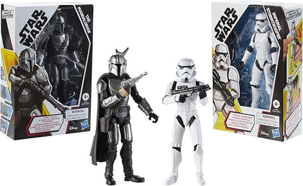 STAR WARS Galaxy of Adventures The Mandalorian 5-Inch-Scale Figure 2 Pack with Fun Blaster Accessories, Toys for Kids Ages 4 and Up (Amazon Exclusive)