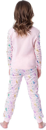 INTIMO Mattel Girls' Barbie Dream Team Unicorn Best Friend Sleep Pajama Set