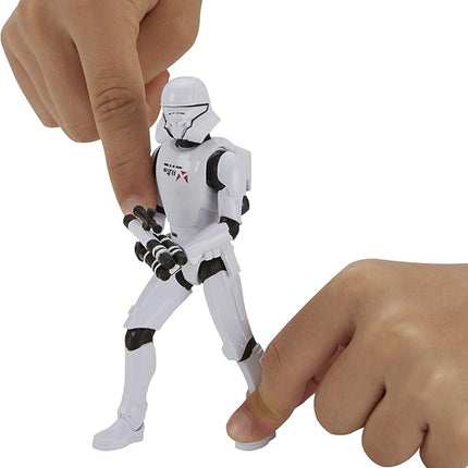 STAR WARS Galaxy of Adventures The Rise of Skywalker Jet Trooper 5'-Scale Action Figure Toy with Fun Blaster Action Movement
