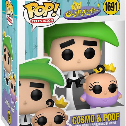 Funko Pop&Buddy: Fairly Odd Parents - Cosmo and Poof - Collectable Vinyl Figure - Gift Idea - Official Merchandise - Toys for Kids & Adults - Cartoon/Animation Fans