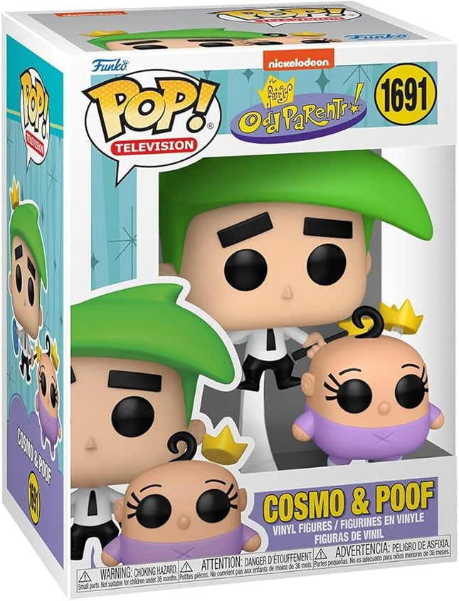 Funko Pop&Buddy: Fairly Odd Parents - Cosmo and Poof - Collectable Vinyl Figure - Gift Idea - Official Merchandise - Toys for Kids & Adults - Cartoon/Animation Fans