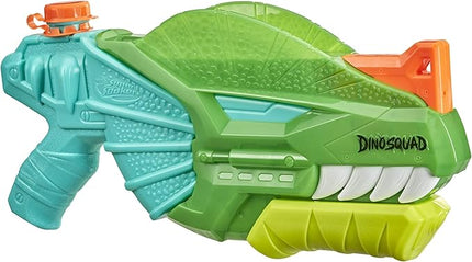 NERF Super Soaker DinoSquad Water Blaster, Pump-Action for Outdoor Summer Games, for Kids, Teens & Adults