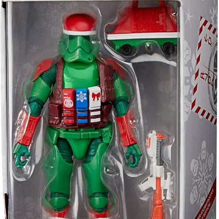 STAR WARS The Black Series First Order Stormtrooper (Holiday Edition) and Mouse Droid Toys, 6-Inch-Scale Holiday-Themed Collectible Figures (Amazon Exclusive)