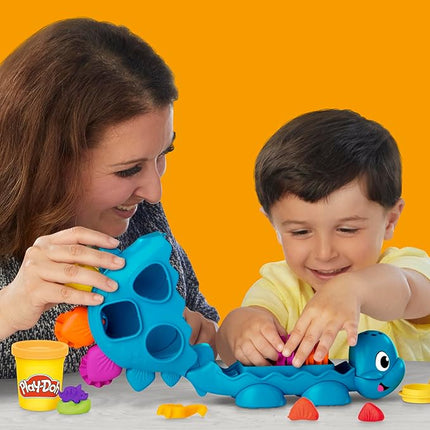 Play-Doh Shapes & Colors Dino Starter Set, Tactile Sensory Play Dinosaur Toys for Kids, 11 Accessories, Back to School Gifts, Ages 2+