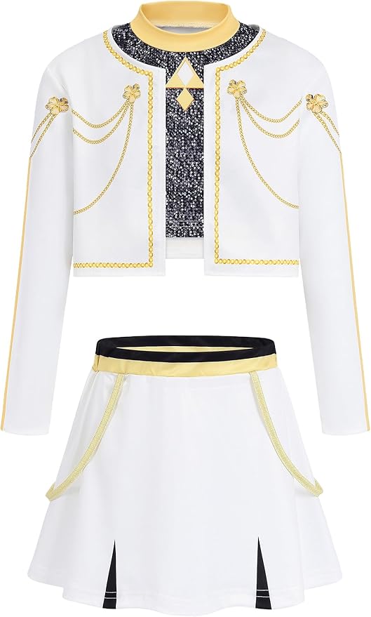 Girls Demon Pop Singer Hunters Costume 3-14 Years Stage Dance Idol Cosplay Outfit, Kids Halloween Costumes