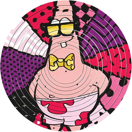 Spin Flip Puzzle: Spongebob & Patrick, 12 Rings, 3D Puzzle, Challenging, Fun, Interactive Brain Teaser for Kids and Adults, Stimulates Creativity