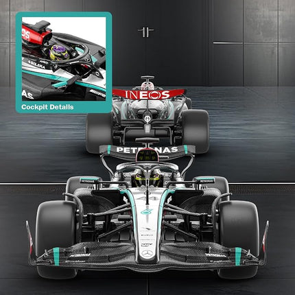 Voltz Toys Mercedes-AMG F1 W15 1:12 Scale RC Car – Officially Licensed Formula 1 Remote Control Race Car, 2.4GHz for Boys, Girls and Collectors (1:12 Mercedes-AMG F1 W15)