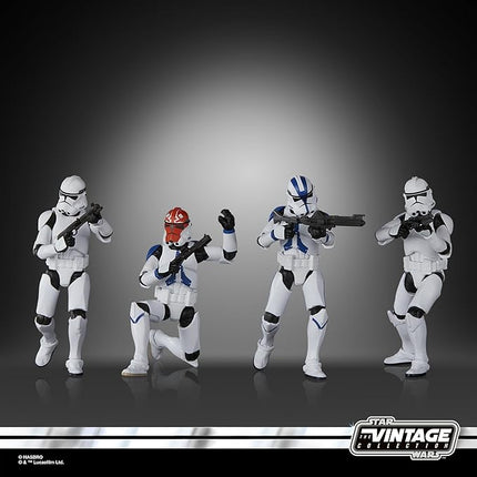 STAR WARS The Vintage Collection Phase II Clone Trooper, Ahsoka 3.75 Inch Collectible Action Figure 4-Pack