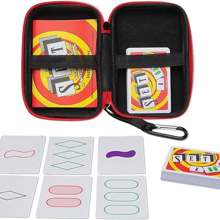 PlayMonster Set Card Games for Kids - Travel Case Bundle, Cards Included, Fun Family Games, Travel, Memory, Learning, Multi-Player, Ages 6+