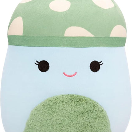 Squishmallows Original 12-Inch Bo Lynn Teal Spotted Mushroom - Official Jazwares Plush (Medium-Sized)