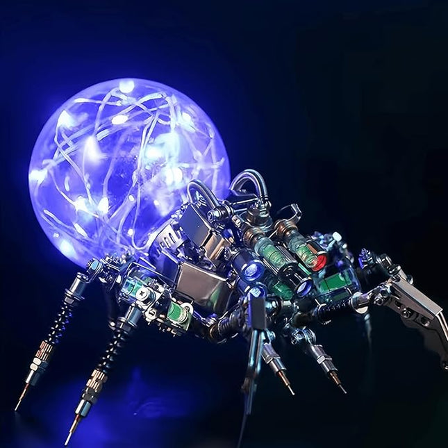 3D Metal Puzzle for Adults,spider Puzzle Building Set，3D Metal Model Kit, Brain Teaser Puzzles DIY Assembling for Stress Relief - High end Men's Gift