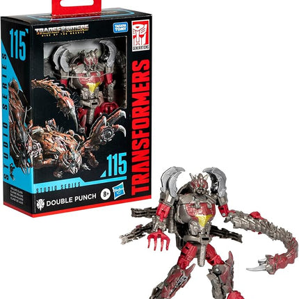 Transformers Toys Studio Series Deluxe Class Rise of The Beasts 115 Double Punch 4.5-inch Converting Action Figure, 8+