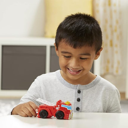 Transformers Playskool Heroes Rescue Bots Academy Team Heatwave The Fire-Bot, Kids Converting Robot Toy, 4.5-Inch Action Figure, Ages 3+ (Amazon Exclusive)