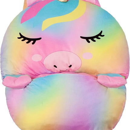 Kid's Nap Buddies Character Preschool Nap Mat, Toddler Sleeping Bag with Pillow for Daycare, Ages 3+