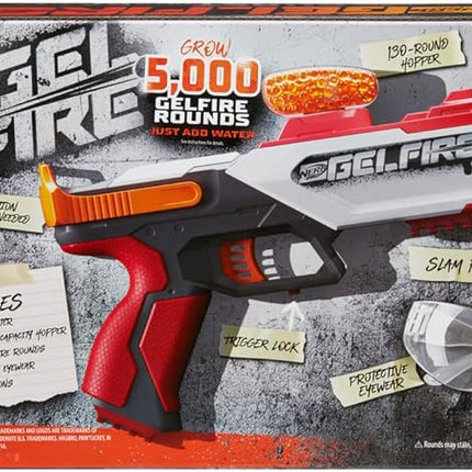 Nerf Pro Gelfire Legion Spring Action Blaster, 5000 Rounds, 130 Hopper, Protective Eyewear, Slam Fire, Ages 14 & Up
