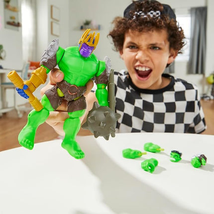 Avengers Marvel MixMashers Hulk Custom Deluxe Mix-and-Match Action Figure & Accessories, 5-Inch-Scale Super Hero Toys for Kids Ages 4+