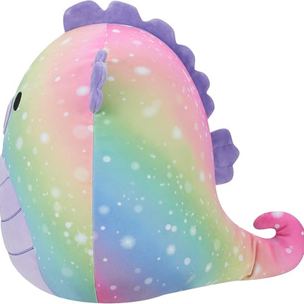 Squishmallows Original 16-Inch Emerald Rainbow Galaxy Seahorse - Large Ultrasoft Official Jazwares Plush