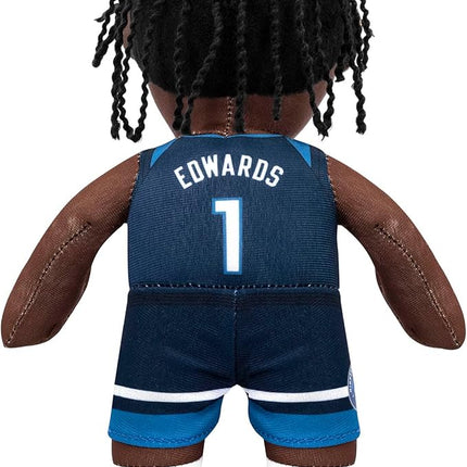 Bleacher Creatures Minnesota Timberwolves Anthony Edwards 10" Plush Figure - A Superstar for Play Or Display