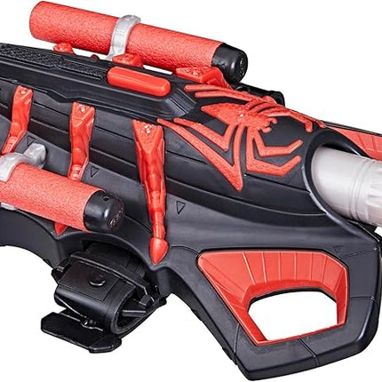 Marvel NERF Spider-Man Miles Morales Thwip-Tech Blaster, Includes 3 Darts, Web Shooter, Role Play Toy for Kids 5 and Up