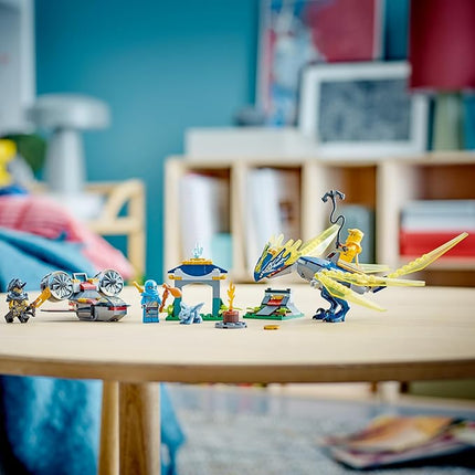 LEGO NINJAGO NYA and Arin’s Baby Dragon Battle 71798 Ninja Building Toy, Features a Jet, 2 Dragons, 3 Minifigures and Baby Riyu, Gift Idea for Toddlers Ages 4+