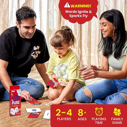 Card Game - Fletter Fuse, Fast-paced Word Game for All Ages, Fun for Family Game Night, Vocabulary Building, Gifts for Kids Ages 8, 9, & 10 Years