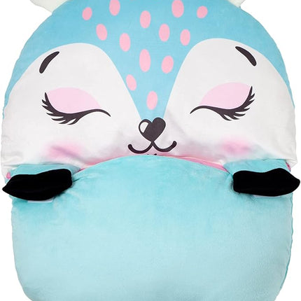 Kid's Nap Buddies Character Preschool Nap Mat, Toddler Sleeping Bag with Pillow for Daycare, Ages 3+