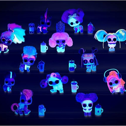 L.O.L. Surprise! Lights Pets with Real Hair & 9 Surprises including Black Light Surprises