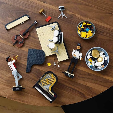 LEGO® Ideas Jazz Quartet 21334 Building Kit; Build-and-Display Model for Adults with a Passion for Music