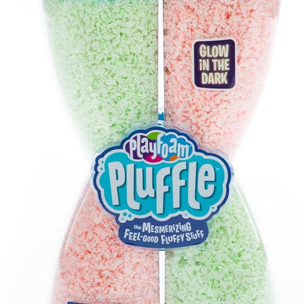 Educational Insights Pluffle® Glow-in-The-Dark - Sensory Bin Foam Set, No Mess Alternative to Sand Toys & Slime for Toddlers at Home or in The Classroom, Fun Sensory Table Filler, Gift for Ages 3+