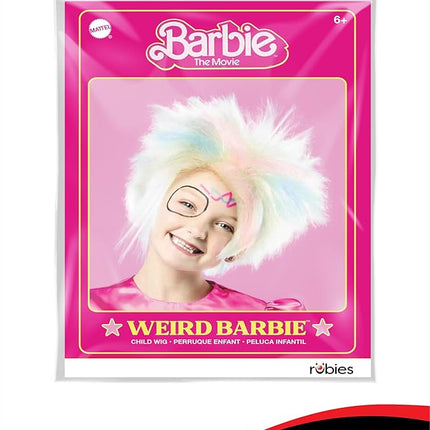 Rubies Weird Barbie Costume Wig for Kids Girls for Themed Parties and Halloween, One Size