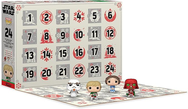 Funko Pop! Advent Calendar: Star Wars - 24 Days of Surprises - Collectible Vinyl Mini Figures - Mystery Box - Gift Idea - Holiday Present for Girls, Boys & Kids - Christmas Countdown