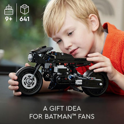 LEGO Technic The Batman – BATCYCLE Set 42155, Collectible Toy Motorcycle, Scale Model Building Kit of The Iconic Super Hero Bike from 2022 Movie