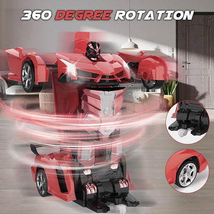 Transform Remote Control Car Toy for Kids 4 5 6 7 8, Remote Control Car for Boys 4-7, Transform Cars for Boys 4-6, Toy Car 5 Year Old Boy, Toys for 3 4 5 6 7 8 9 10 11 12 Years Old Boy