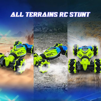 Gesture RC Car for Boys Girls 6-12 Year 4WD Remote Control Car 360° Rotate Off-Road Drift Hand Controlled Twist Cars with Light Music for Kids Toy Birthday Xmas Gift