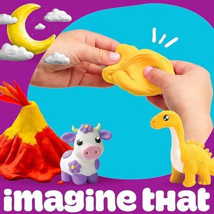 Play-Doh Air Dry Clay, 5 oz. Yellow Clay Bag, Art Supplies, Craft Supplies, Clay Tools & Kit, Modeling Clay for Kids, Air Dry Clay Kit, Arts & Crafts for Adults and Kids