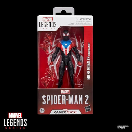 Marvel Legends Series Gamerverse Miles Morales Boricua Suit, Spider-Man 2 Video Game-Inspired Collectible 6 Inch Action Figure