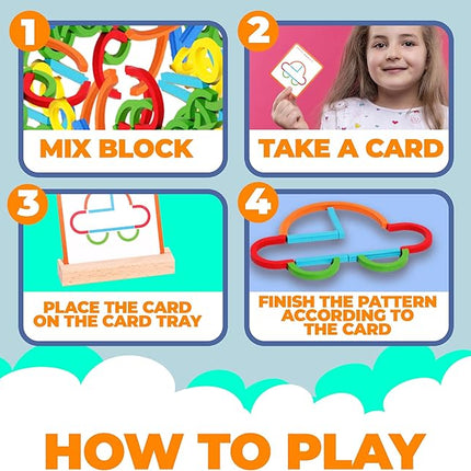 Stem Kids Toys for Creative Learning Building Educational Resources Toys for Preschool and Kindergarten Boys and Girls