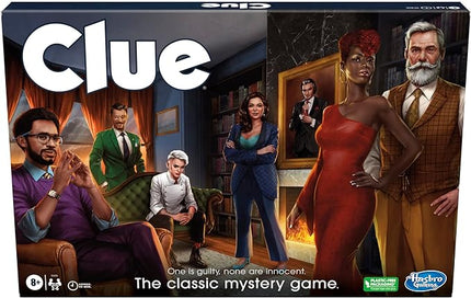 Clue Board Game for Ages 8 and Up, Reimagined Clue Game for 2-6 Players, Mystery, Detective, Family Games for Kids and Adults