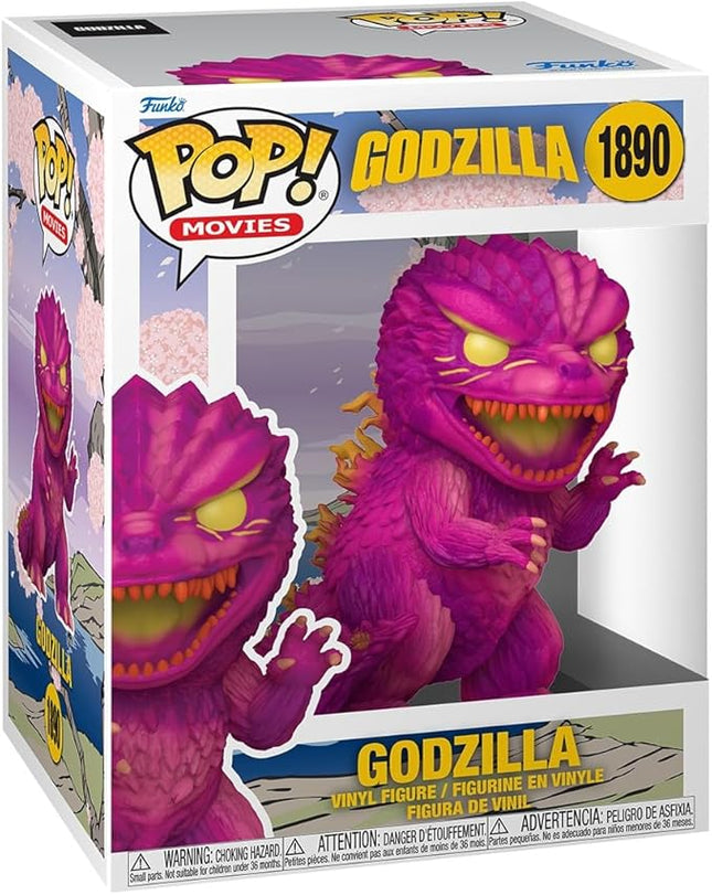Funko Pop! Premium: Godzilla - Retro Futurism Pink Godzilla - Collectable Vinyl Figure - Gift Idea - Official Merchandise - Toys for Kids & Adults - Movies Fans