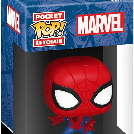 Funko POP! Keychain: Marvel - Spider-Man - Marvel Comics Novelty Keyring - Collectable Mini Figure - Stocking Filler - Gift Idea - Official Merchandise - Comic Books Fans - Backpack Decor
