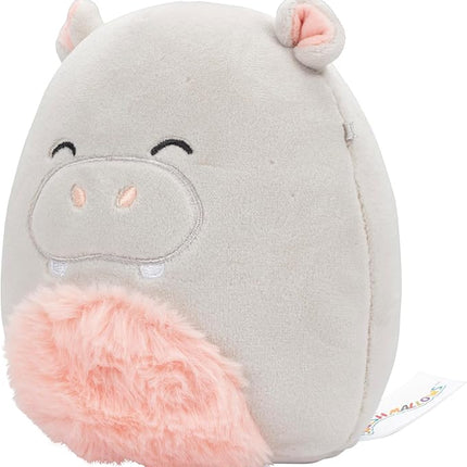 Squishmallows Original 5-Inch Harrison The Hippo - Official Jazwares Plush - Collectible Soft & Squishy Mini Stuffed Animal Toy - Add to Your Squad - Gift for Kids, Girls & Boys