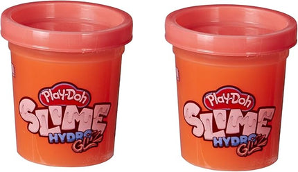 Play-Doh Slime HydroGlitz 12 Multipack of Assorted Metallic Colors for Kids 3 Years and Up, Slippery and Smooth Texture, Non-Toxic