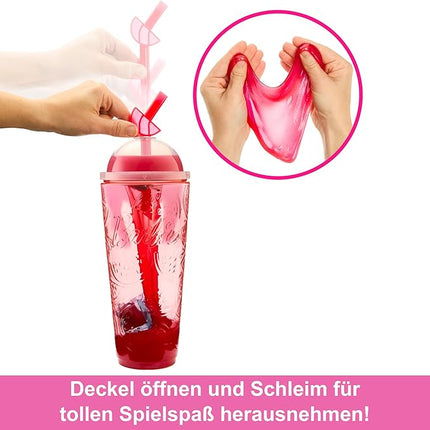 Barbie Pop Reveal Doll & Accessories, Watermelon Crush Scent with Red Hair, 8 Surprises Include Slime & Squishy Puppy