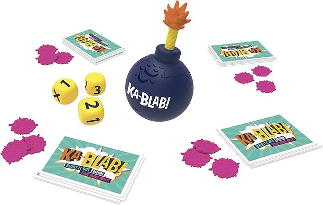 Hasbro Gaming Ka-Blab! Game for Families, Teens and Kids Ages 10 and Up, Family-Friendly Party Game for 2-6 Players, from The Makers of Scattergories