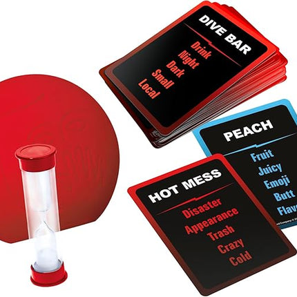 Hasbro Gaming Taboo Uncensored Board Game for Adults Only | Ages 17+ | 4+ Players | 20 Mins. Avg. | Hilarious NSFW Party Games for Adults