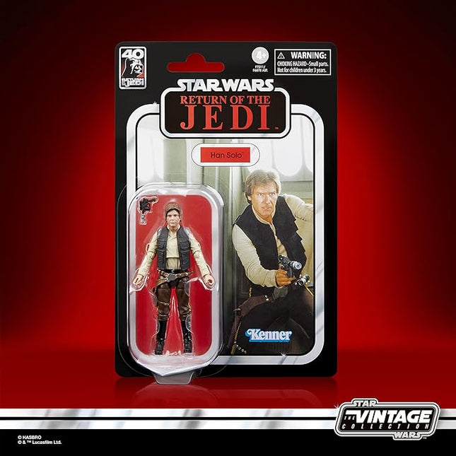 STAR WARS The Vintage Collection Han Solo, Return of The Jedi 40th Anniversary 3.75-Inch Action Figure, Ages 4 and Up