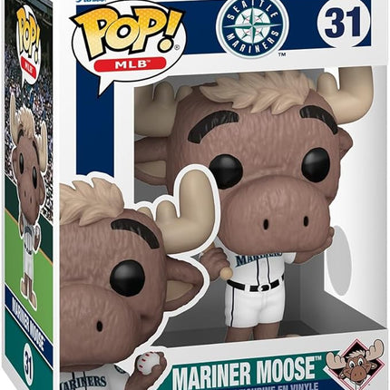 Funko Pop! MLB: Mariners - Mariner Moose - MLB Mascots - Collectable Vinyl Figure - Gift Idea - Official Merchandise - Toys for Kids & Adults - Movies Fans - Model Figure for Collectors