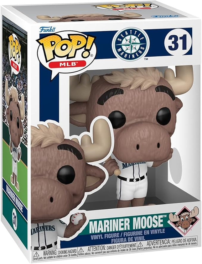 Funko Pop! MLB: Mariners - Mariner Moose - MLB Mascots - Collectable Vinyl Figure - Gift Idea - Official Merchandise - Toys for Kids & Adults - Movies Fans - Model Figure for Collectors